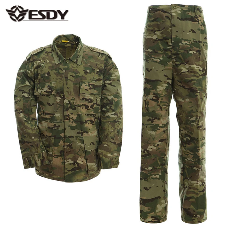 BDU Tactical Assault Suit Combat Hunting US Outdoor Sports Uniforms