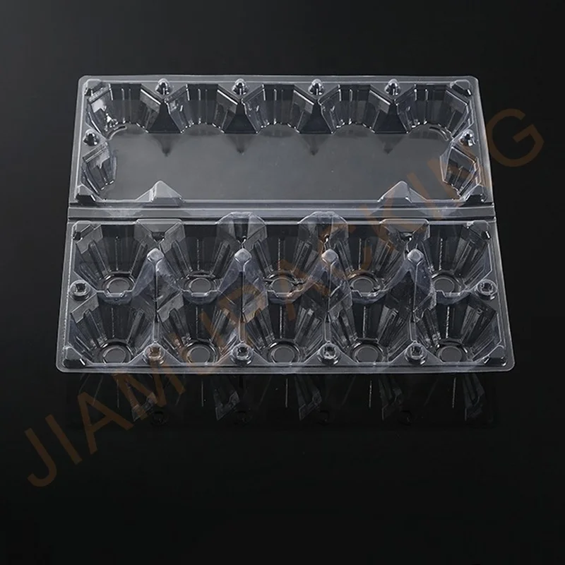 Transparent plastic egg tray mould for display egg and easy to take away