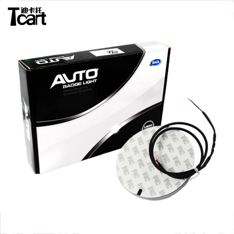 Tcart factory wholesale New Design Superbright Auto Light Emblem Badge Light 4D LED Car Logo