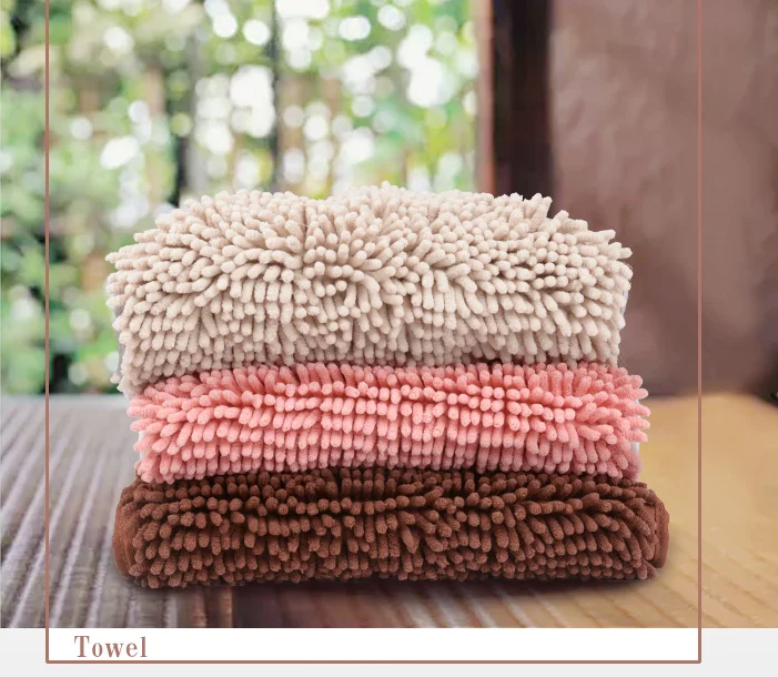 Soft Fiber Pet Wash Cloth Ultra Absorbent Bath Towel For Dog Cat Bathing supplies