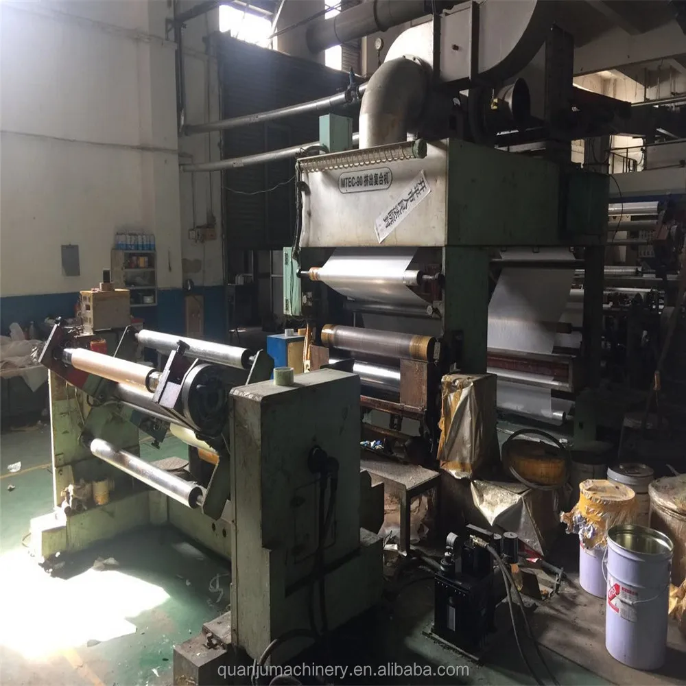 
Used width pvc/bopp/pet film coating machine and fabric woven extrusion coating laminating machine 