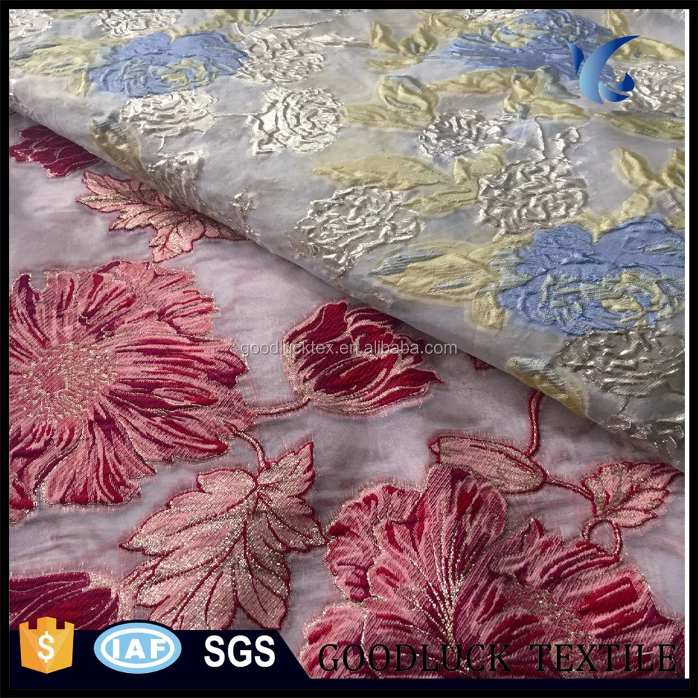 Professional Manufacturer Polyester Fabric Brocade