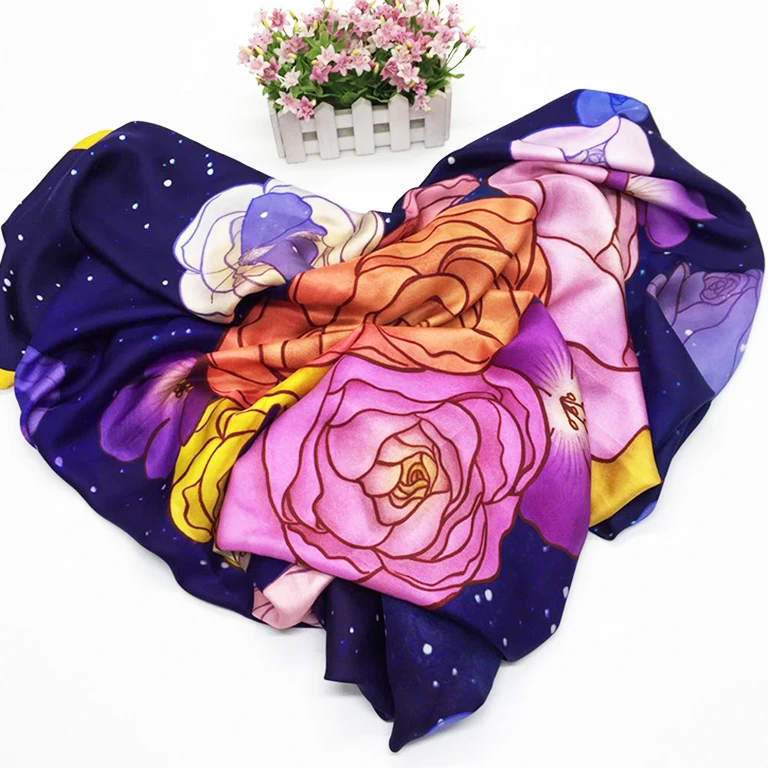 
Custom Digital Printed Scarf Silk Tie No MOQ 