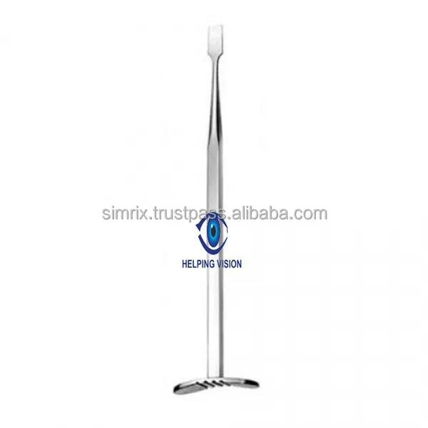 Нож Smillie meniscus 6 3/4 дюйма изогнутое левое лезвие плоская ручка SIMRIX