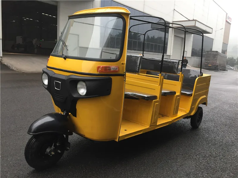 Motor tuk tuk 3 row 8 passengers dudu rickshaw LGP passenger tricycle in Cambodia Ghana