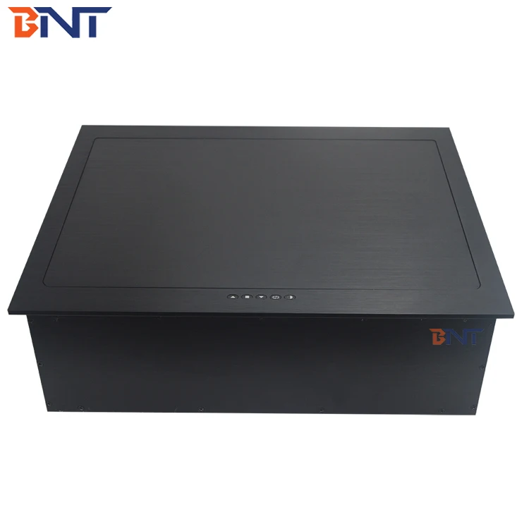 13.3-23.6 inch conference system table automatic lcd monitor flip up lift mechanism