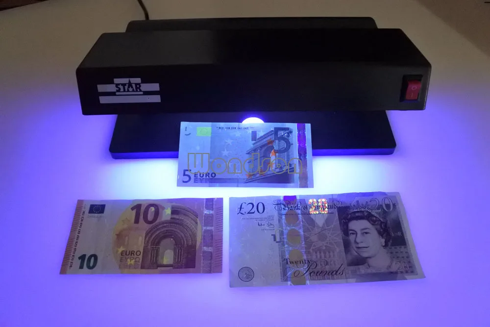 Hands Free 12W UV Ultraviolet Long Wave Lamp Detect Philatelic Tagging Money Detector