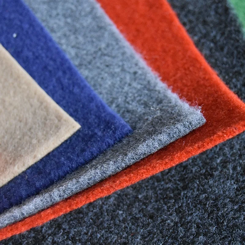 100% polyester needle punched Wedding event red carpet Machine made non-woven plain velour carpet