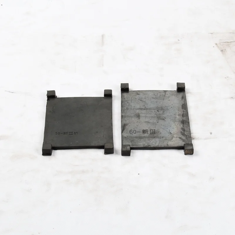 
Railroad Grooved rail track rubber sole plate 