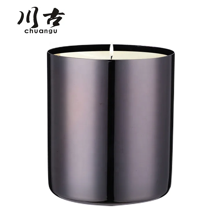 Высококачественная Полированная банка для свечей из розового золота