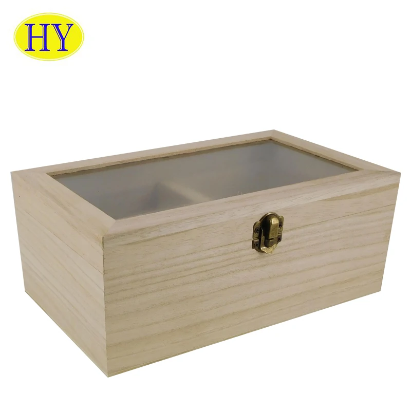 Ecofriendly wood jewelry gift packaging box wholesale jewellery storage case luxury wooden jewelry box with mirror