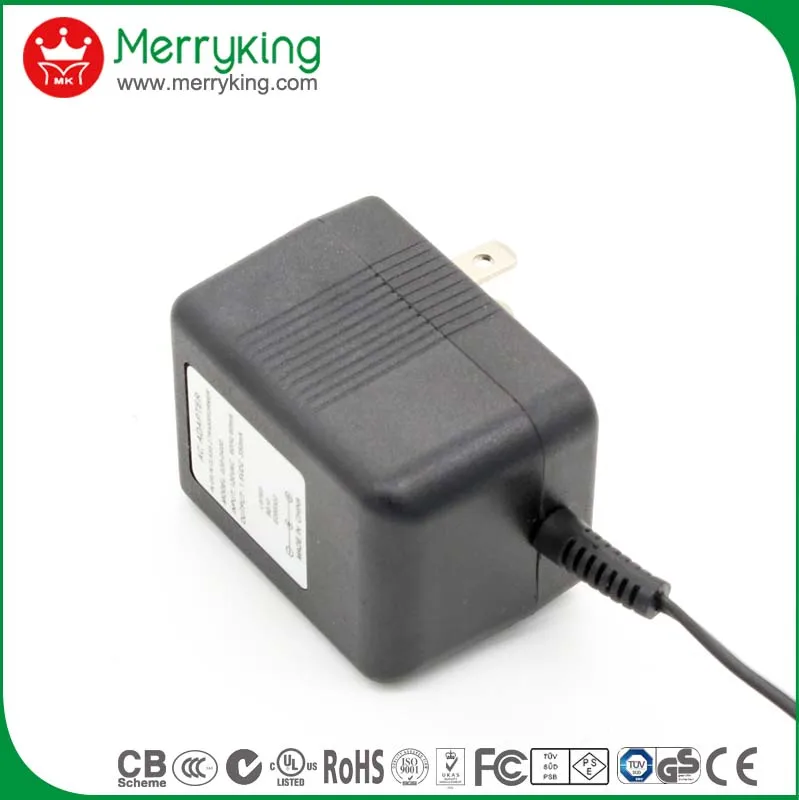 Class 2 Power supply 120V ac dc output 6v 1.5mA linear transformer