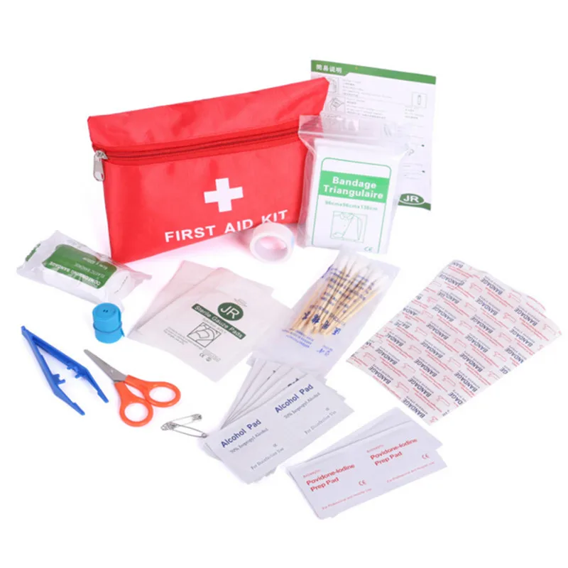 Portable Emergency First Aid Kit Pharmaceutical pack Survival Sport Rescue Medical Treatment Outdoor Camping hiking bag