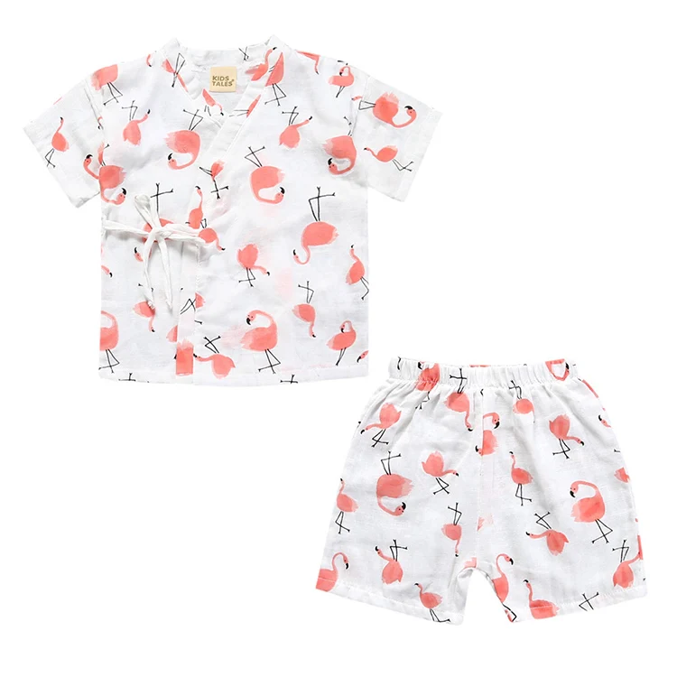 
Wholesale 100% Cotton Printing Baby Sleepwear Pajamas 