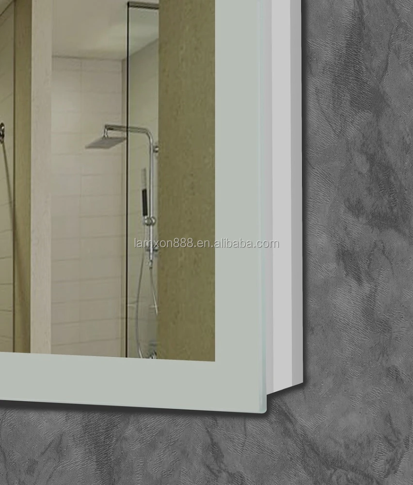 Lamxon feature type modern vanity lighted mirror for hotel bathroom Illuminated mirror