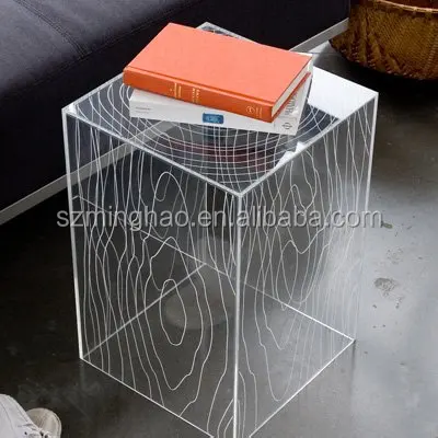 Элегантный Прозрачный акриловый стол-консоль из древесины/стол-консоль из оргстекла/стол-консоль из ПММА