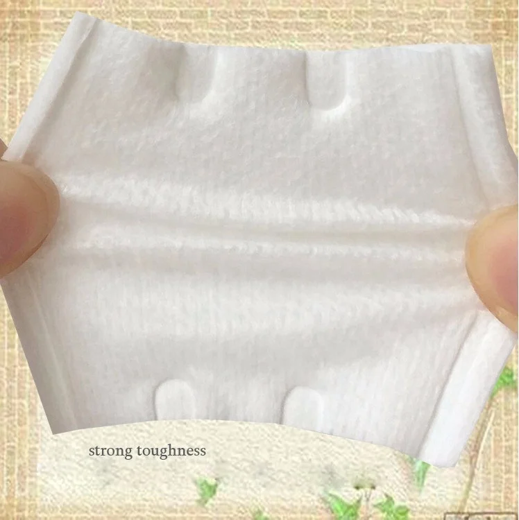 Easy to carry eco-friendly hygienic daily cleaning and makeup cotton pad paper fiber cotton pads