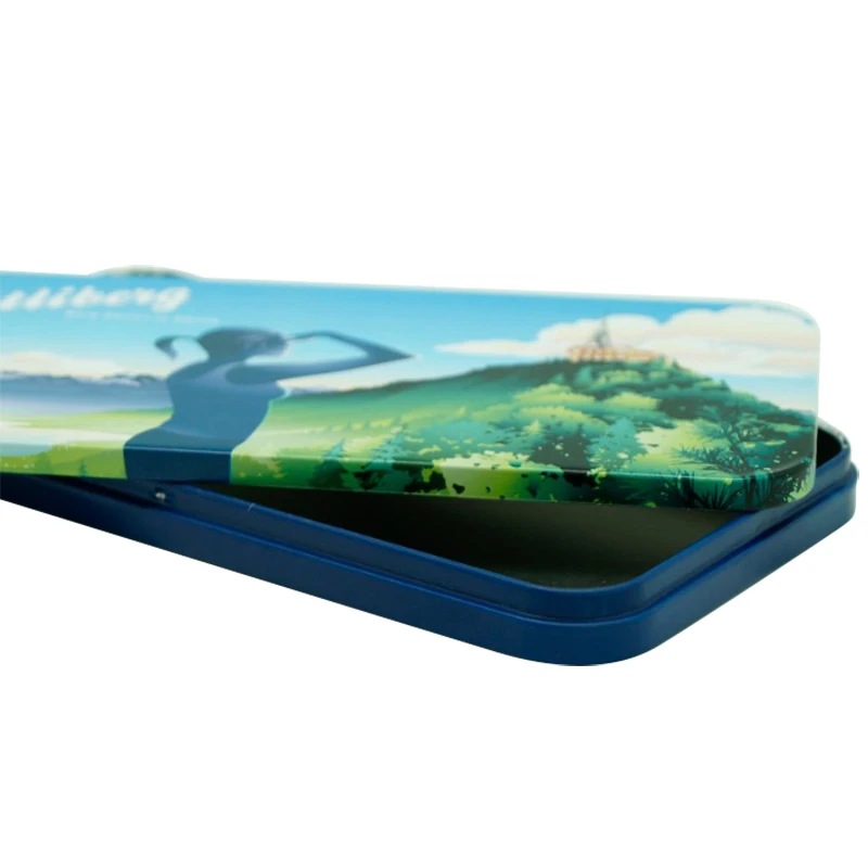 Customized pencil box tin box pencil case with easy lid
