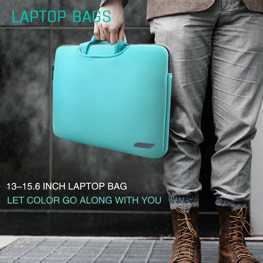 Wholesale Private Label 13 14 15 inches Neoprene Laptop Bag Case Durable Neoprene Laptop Sleeves