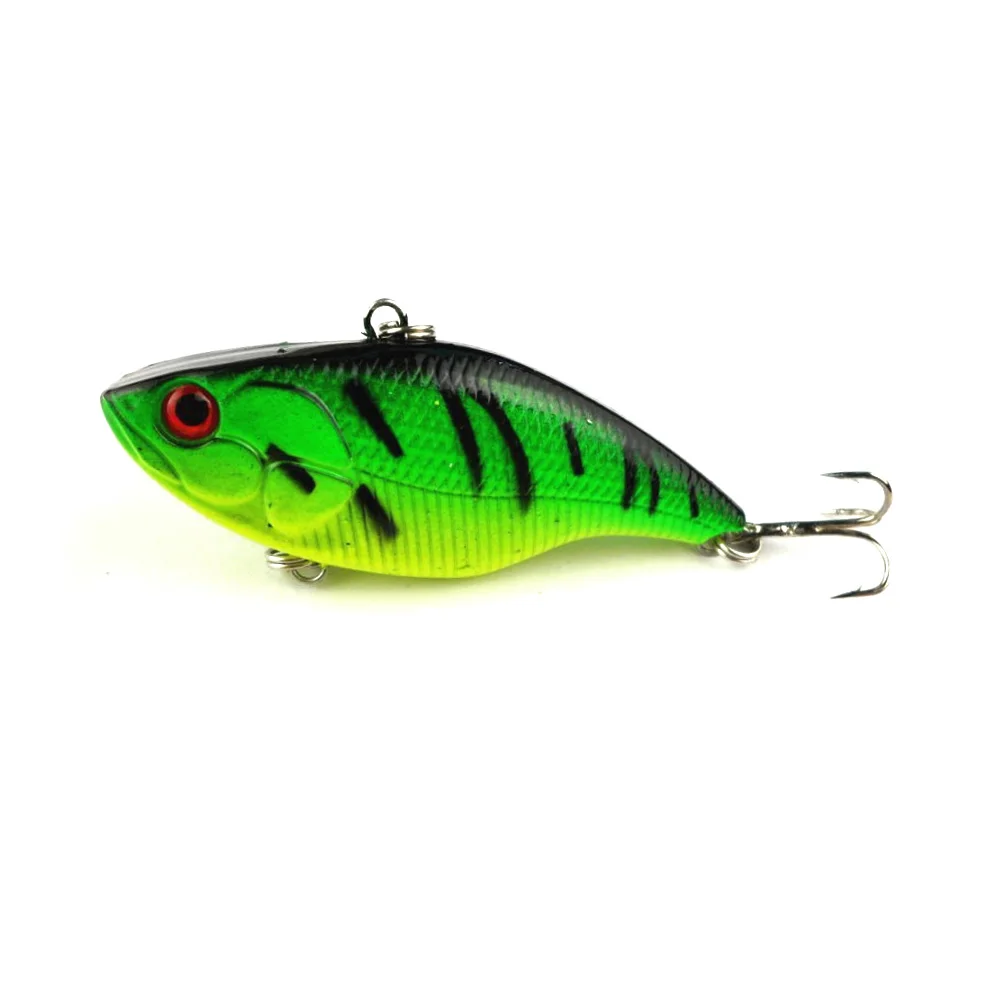 75mm 18g ABS Plastic Fishing Hard Lures VIB lure Bait Lipless Crankbait Rattle bait