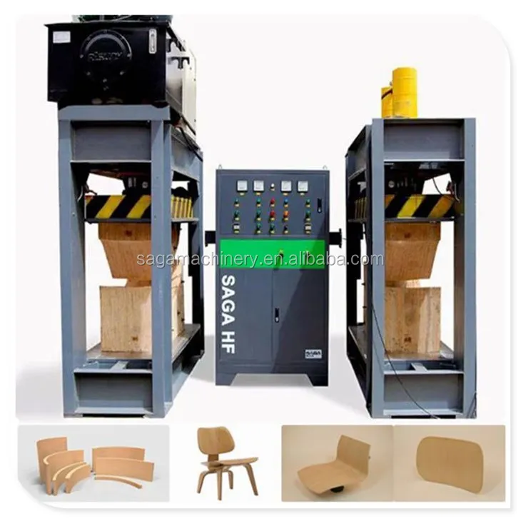 150 Ton HF Hydraulic Hot Press Machine For Bent Plywood Chair