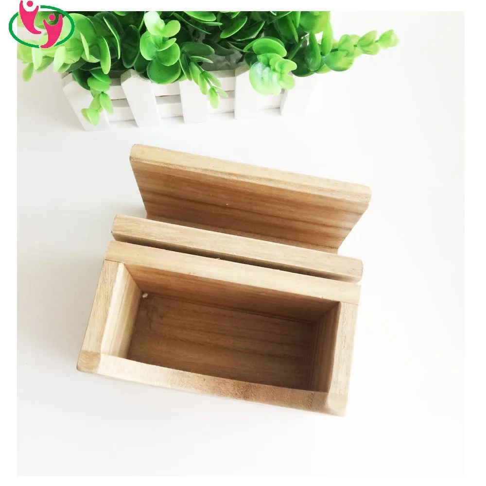 Quality Customer designed Logo Printed Solid Wooden Menu Holder