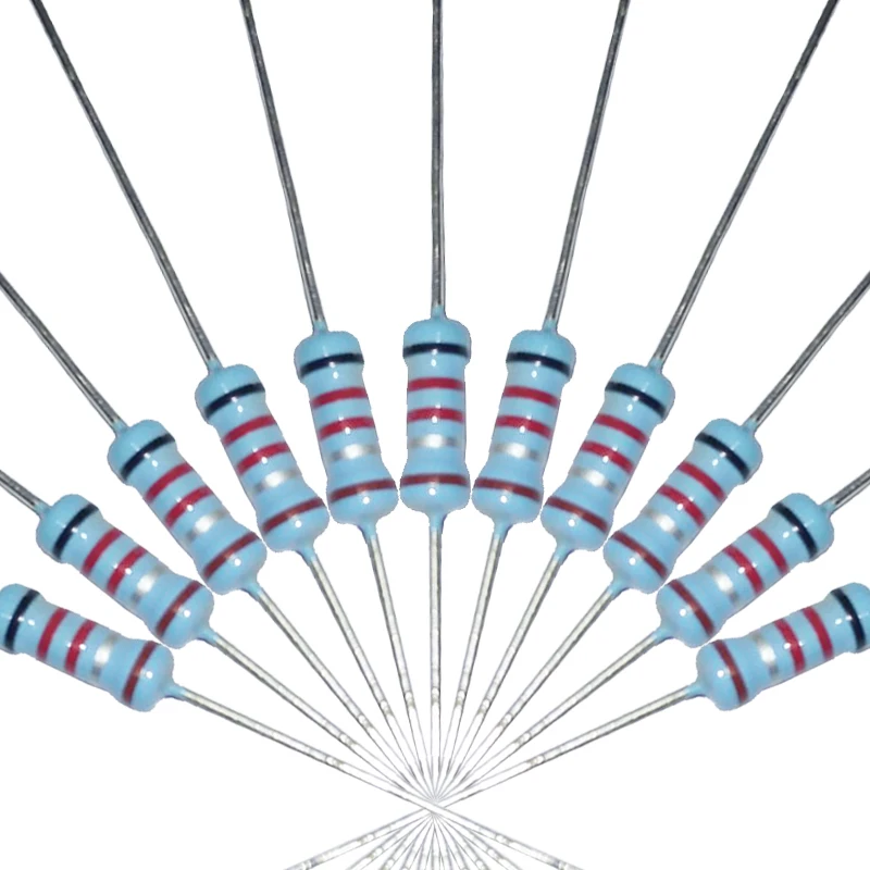 MOF type Fixed Resistor high quality Metal Oxide Resistor,Precision Resistor,Metal Oxide passive component resistance from QCR