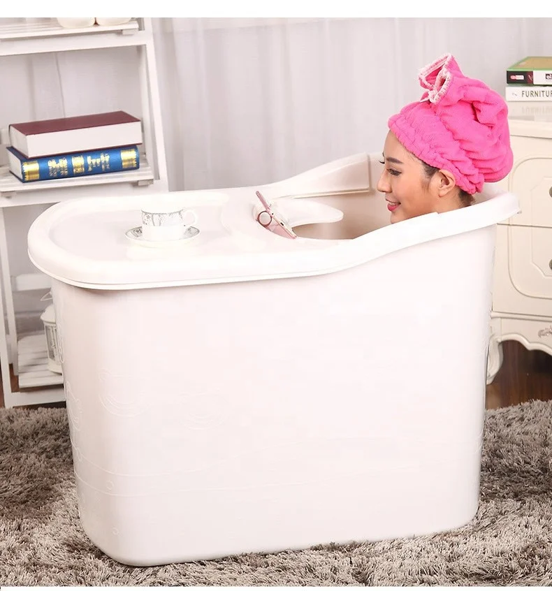 2020 New Mini Plastic bath tub PP portable bathtub for adult