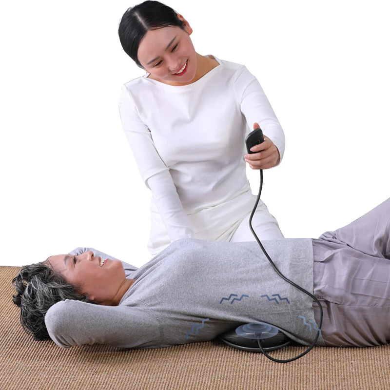 
Heated back lumbar waist trainer with infrared and vibrating 