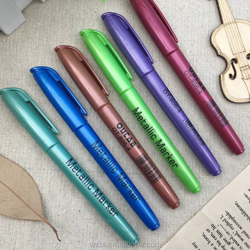 
Colored Non-toxic Metallic Marker Pen Office School Supply Stationery Marker Pens 