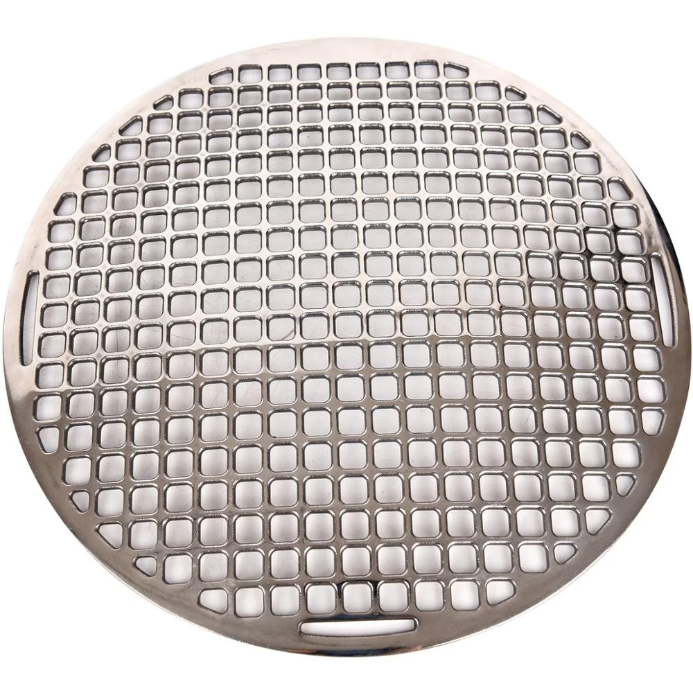Stainless Steel Barbecue Round BBQ Grill Net/mesh/rack/grate/steam Mesh Outdoor Charcoal Bbq Grill Other Accessories Silver