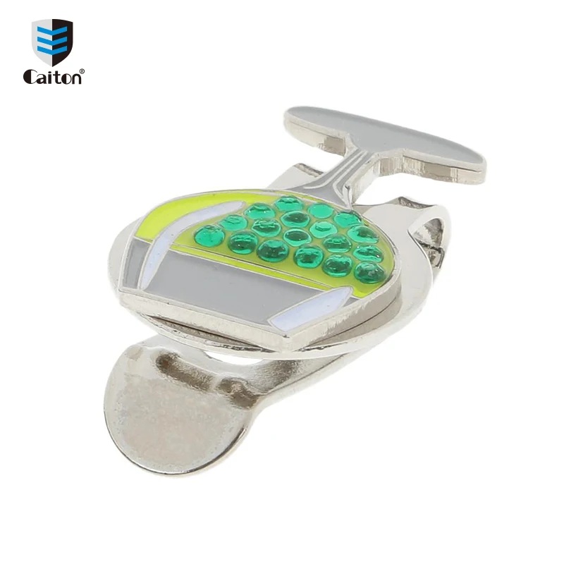 Alibaba best sellers wine glass metal golf ball marker with magnetic hat cap clip accessories