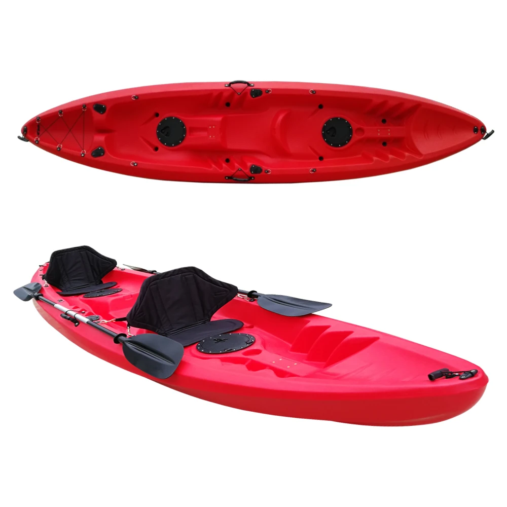 
JFM GK28 Double Plastic Kayak for 2 Person Molded Boats Canoes Sit on Top Kayak 