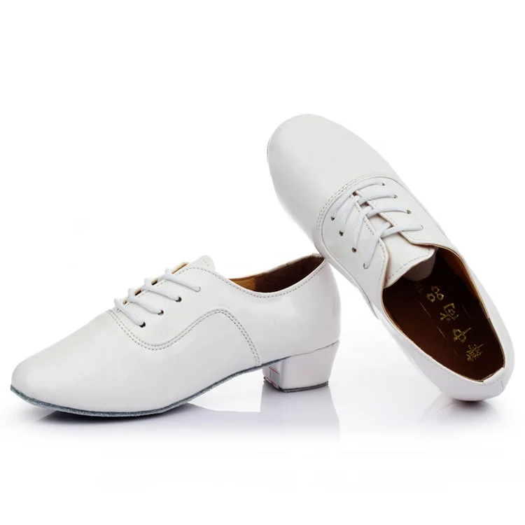 
AY702 PU Leather fashion low heel latin dance shoes for men 