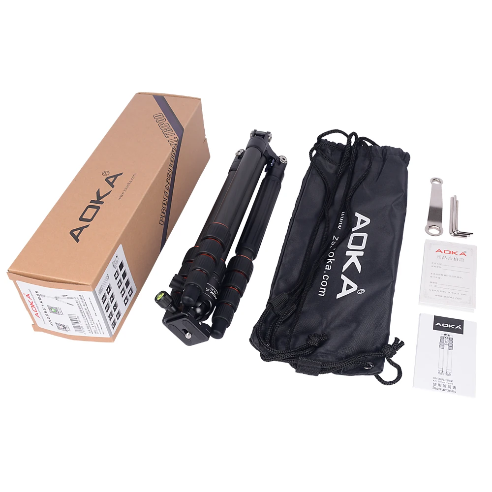 professional compact lightweight travel carbon fiber  tripod camera