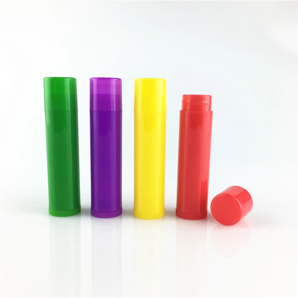 Wholesale Plastic Chapstick 5g White Empty Lip Balm Containers