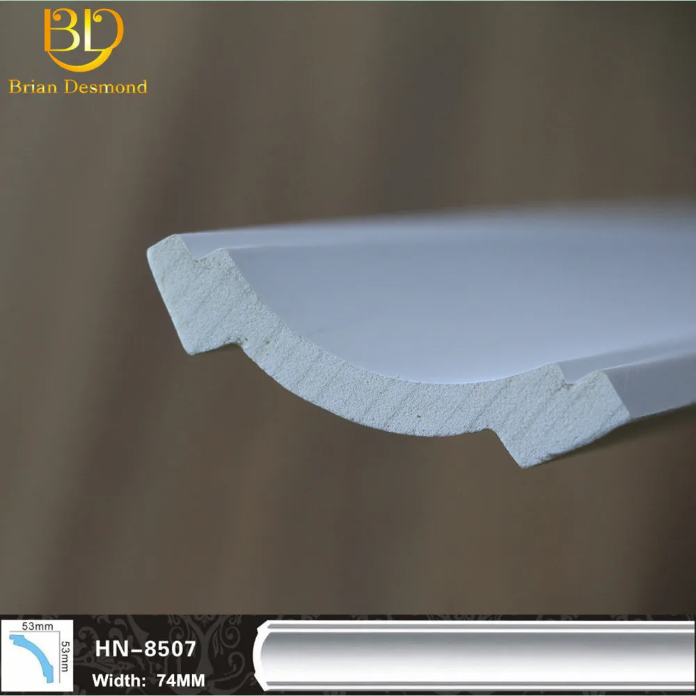 Foam Cornice Polyurethane Decoration Moulding PU foam moulding for home interior decoration