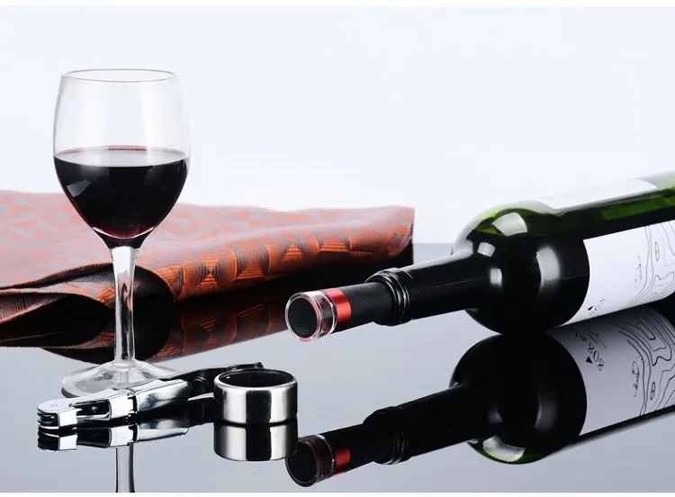 SUNWAY unique gift idea cheap gadget 2019 trending amazon wine accessories wine opener gift set with stopper or corporate gift