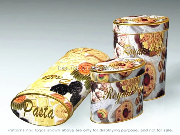 Oval canned fish container metal tin box for food packaging