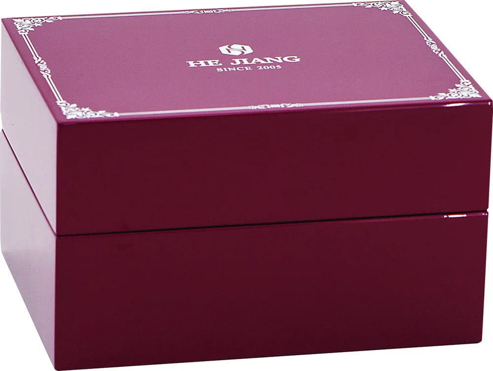 Factory luxury wooden watch box Leather watch box custom logo  watch display box