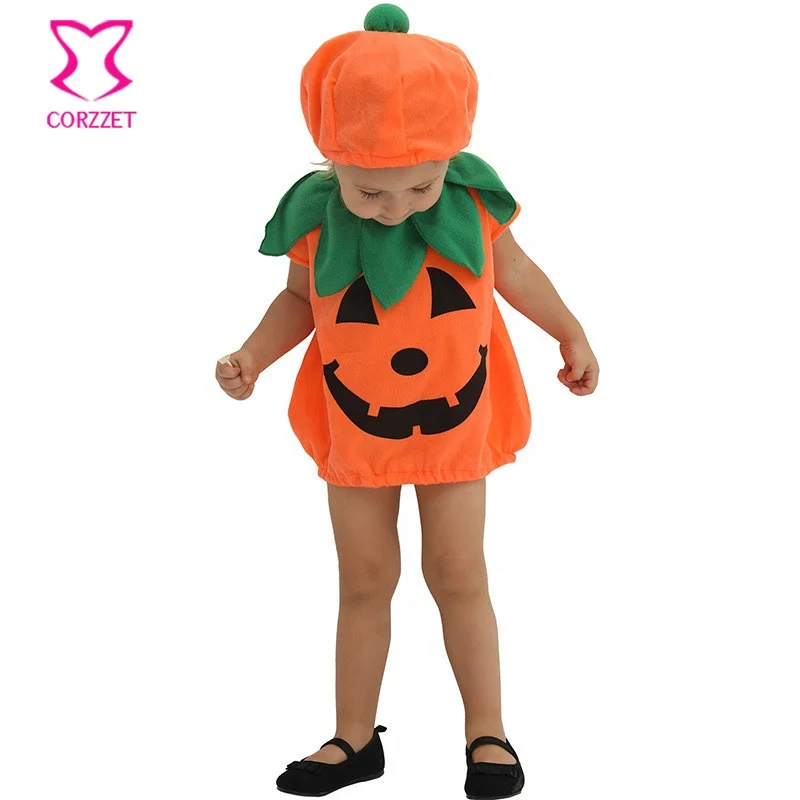 Corzzet Baby Style Clothing Melon Cute Performance Attire Halloween Pumpkin Light Cosplay For Kids Vegetable Costumes For Kids