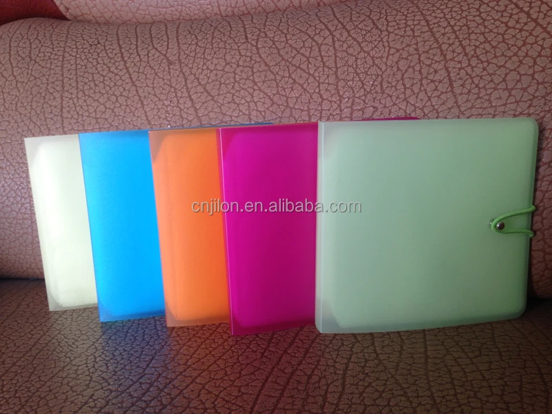 Candy Colors DVD Sleeves Case Clear Plastic CD Holder