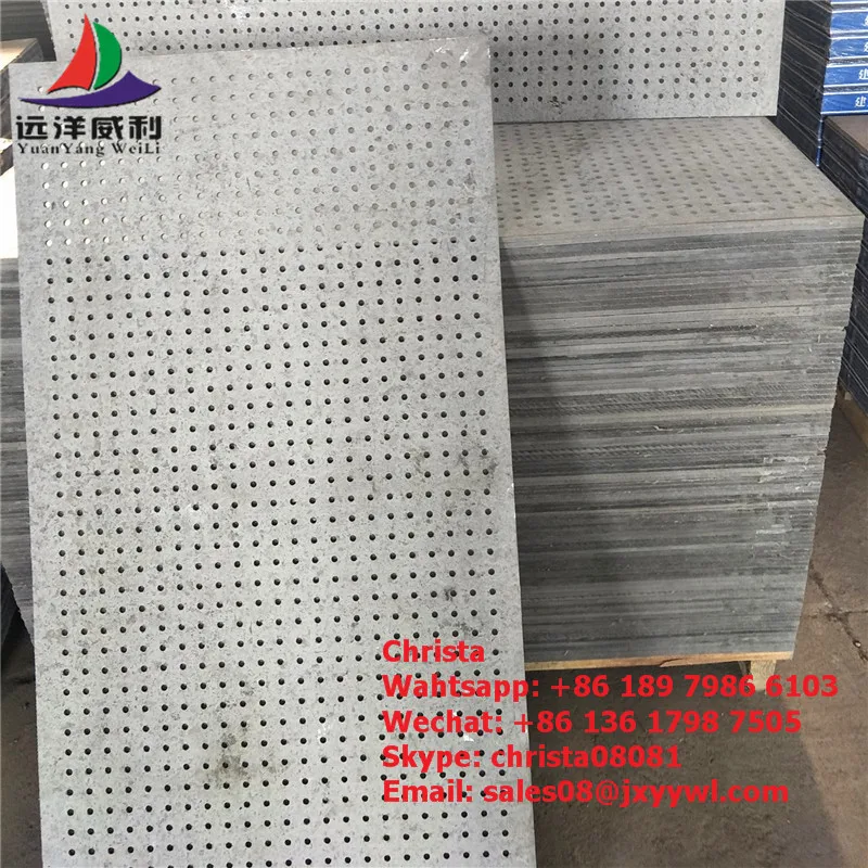 
fireproof perforated high quality price fibre cement 