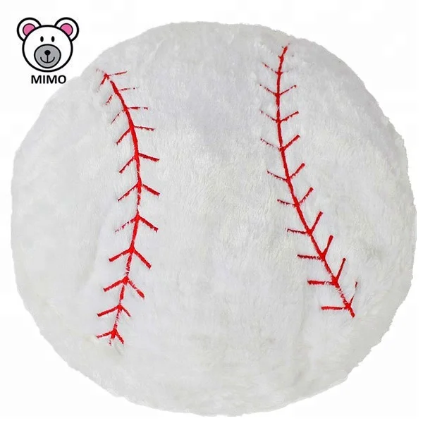 Home Decoration 45cm Sports Round Ball Shape Pillow Seat Cushion OEM Custom Cartoon Kids Stuffed Soft Toy Plush Basketball