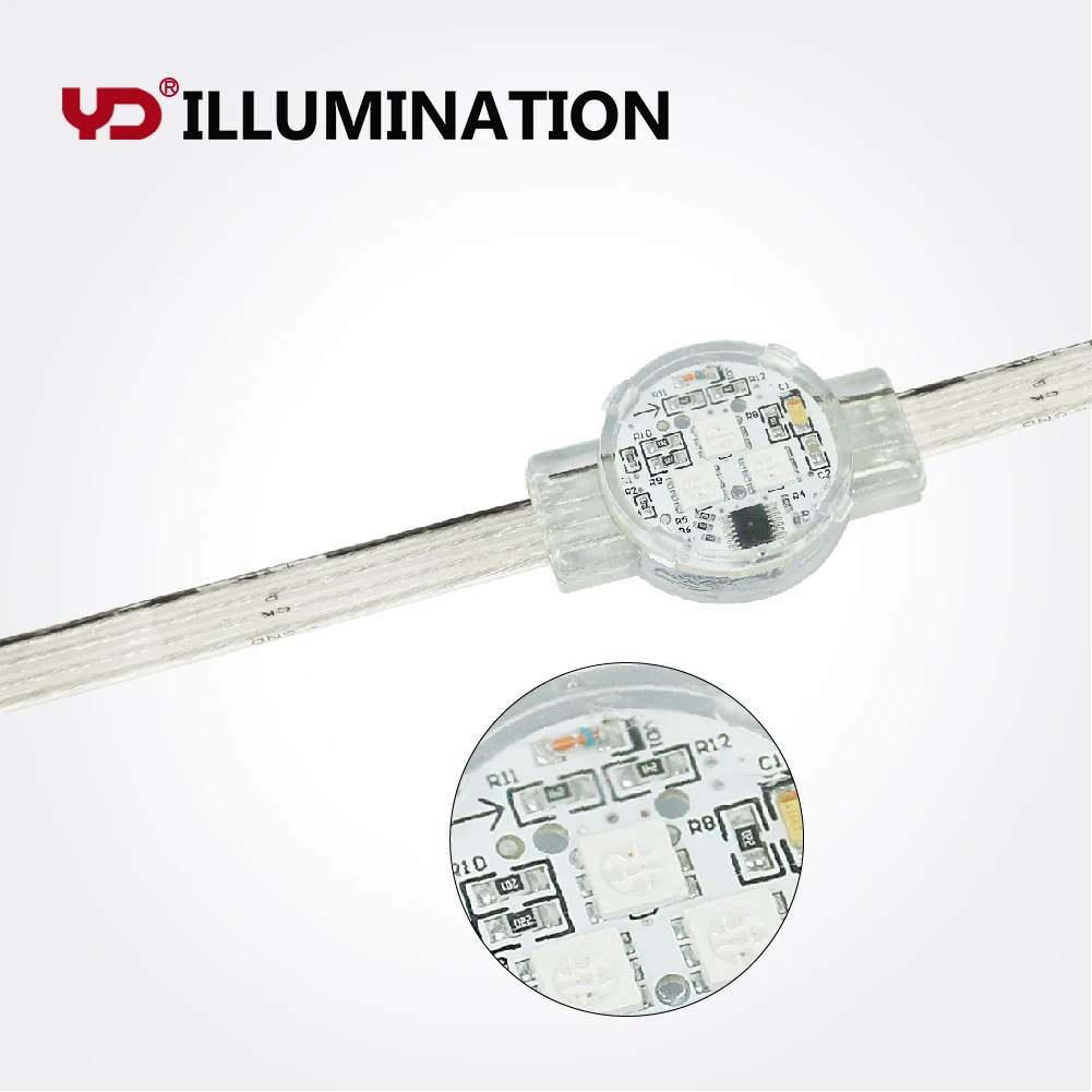 High quality led pixel poi IP68 fireproof lamp