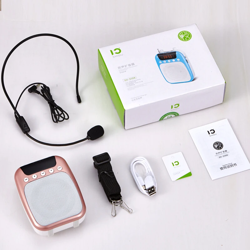 Портативный радио голосовой усилитель USD для преподавания и экскурсионного руководства.