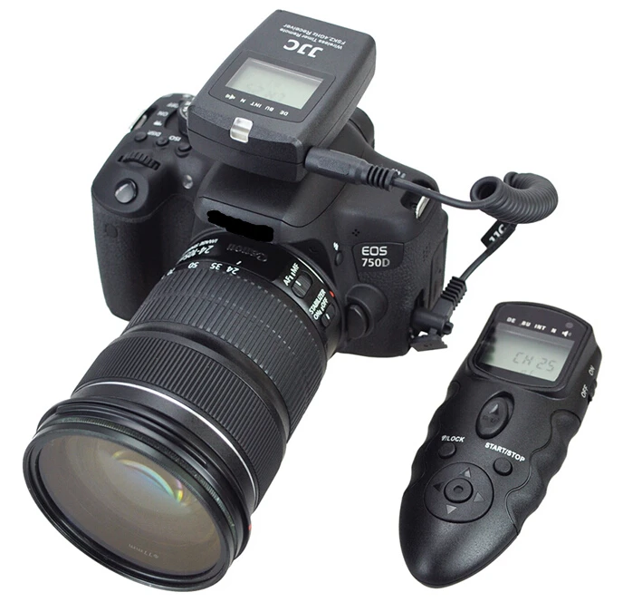 JJC Wireless Remote Controller WT-868 Remote Timer Switch For Camera