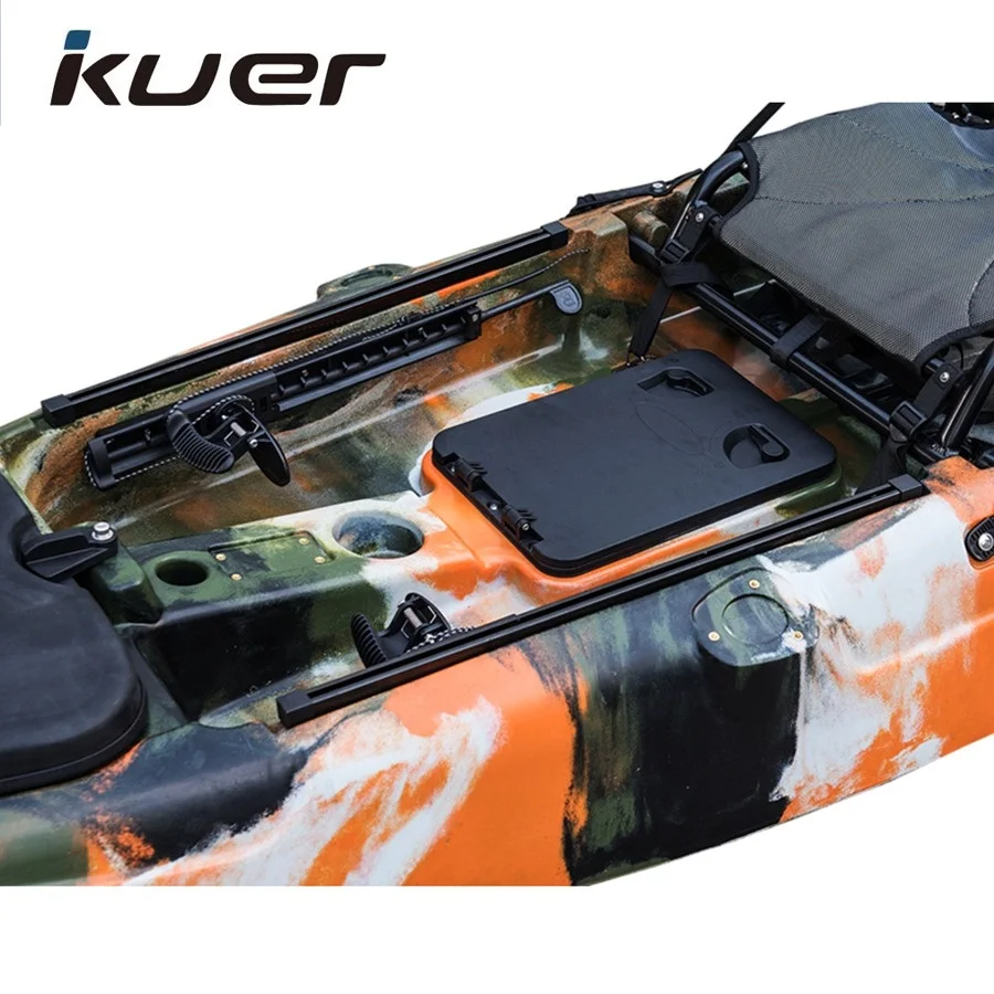 KUER RODSTER, Пластиковый Каяк, рыбацкая лодка, каяк