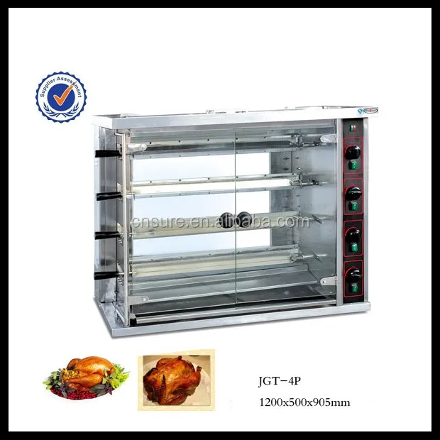  Газовая серия с 3 шпаговыми предохранительными клапанами и термопарой вместимость: 15 штук курицы