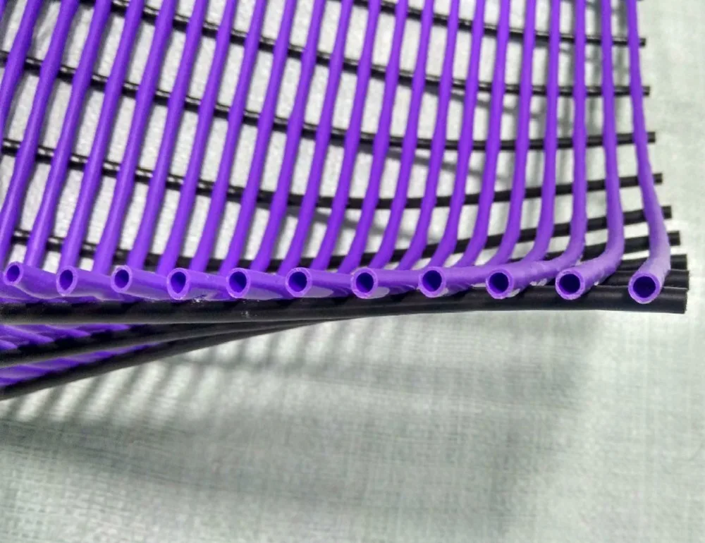 Rolled plastic anti slip water proof tube tread mat swimming pool floor mats